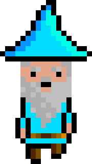 [bb0007] Pixel Wizard Diamond Jumping AniF1