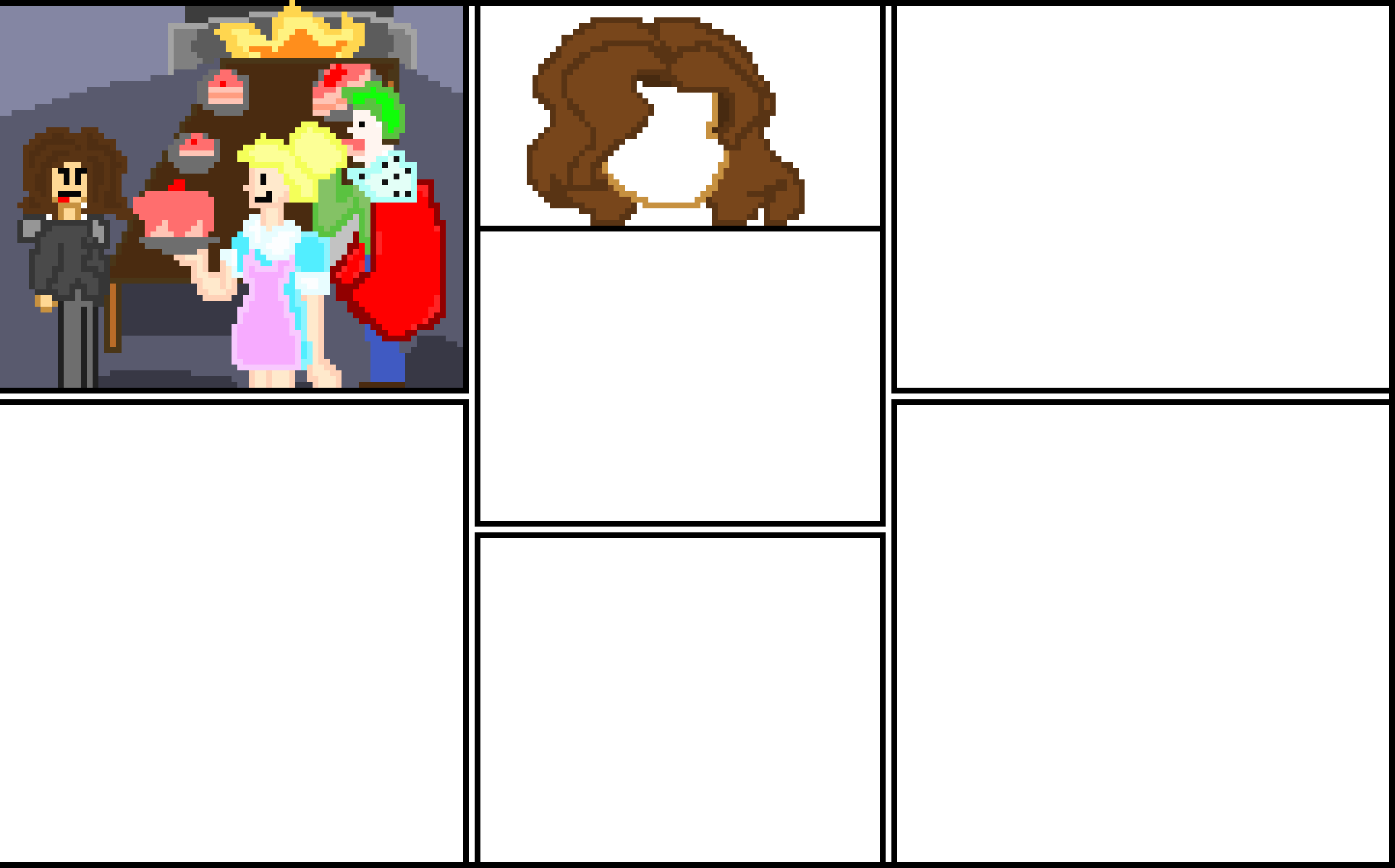 [3c25d9] King me comic -Julia