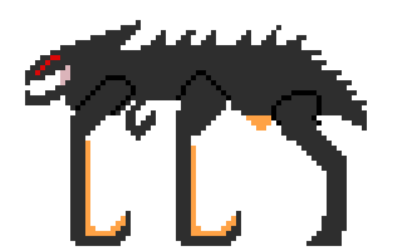 [5c793e] female muto from godzilla 2014 by sj this is my main sprite now not the sans sprite
