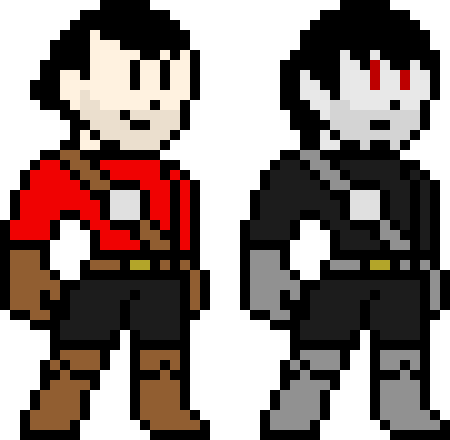 [838cb8] Hero TJ & Dark TJ Sprites
