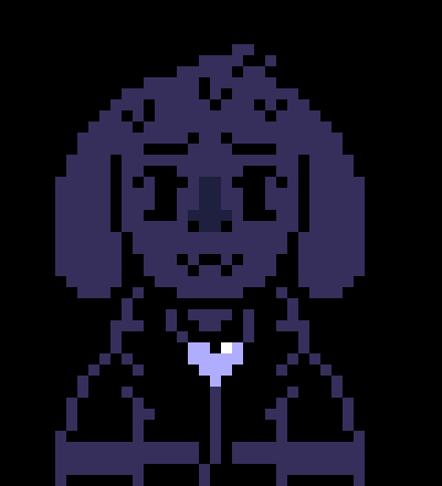 [b5bbc0] -He walked up close to Demented and looked at him happily- 