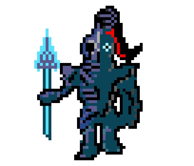 [51dcaf] UnderShrike! undyne sprite with armor