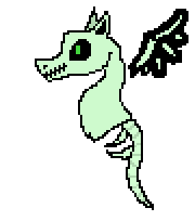 [9664c4] Skeleton Pup Green