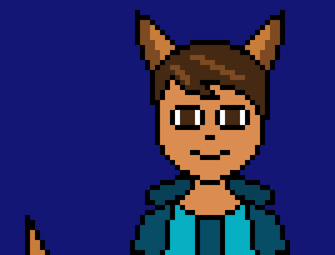 [4fbda4] (touches chest more) heh heh do you like that eve- Evan foxx