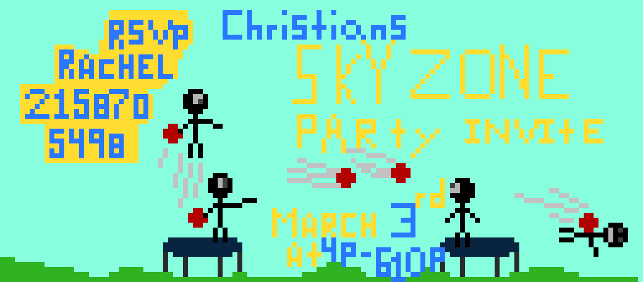 [9664c4] SkyZone Party Invite