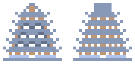 [9cd9db] japenese castle 