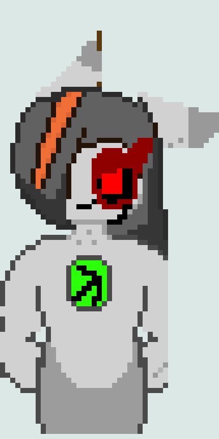 [d8d976] *Floats down* Hehhehe...AHAHAHHAHAHA!! *Shoots everywhere* -Glitch