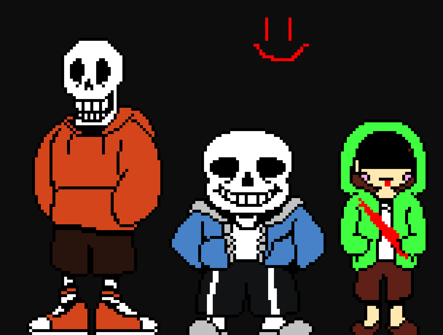 [a90095] The Bad Time Trio.