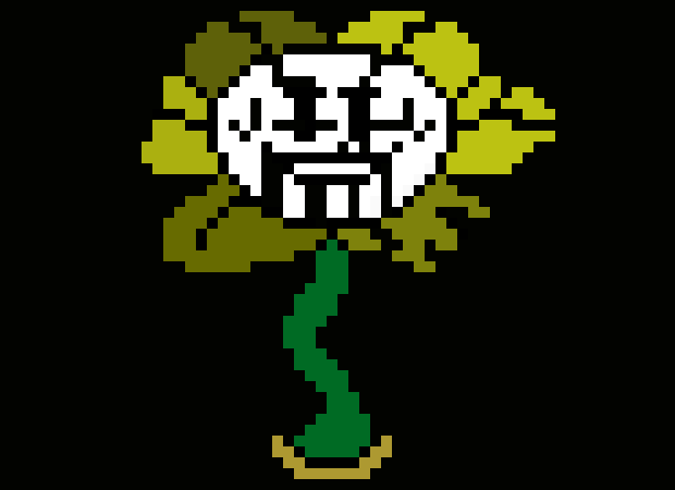 [f11390] Hurt Determined Flowey