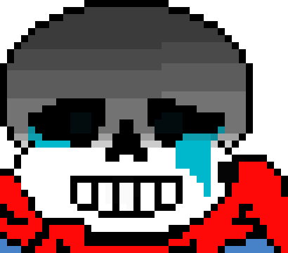 [401102] *teleports away and falls next to ez*Hup!-sans((sad sans))
