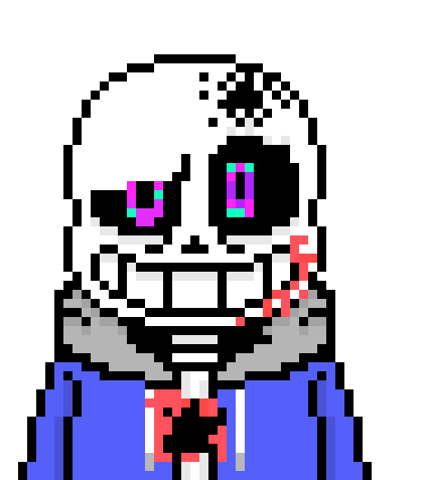 [2b9834] controled sans(glitchtale sans)(sorry i youse this cause im not good at makeing sans
