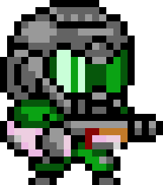[5b6c15] Pixel Doom Guy