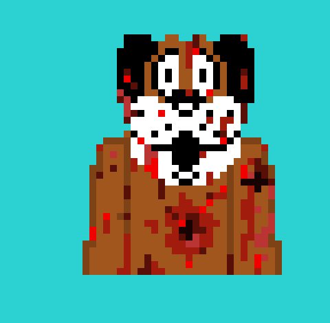 [1c0bfe] Duck Hunt dog but he got shot