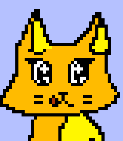 [e07772] meow... [cool cyan cat]