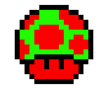 [766980] Luigi 1UP mushroom