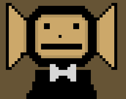 [c65169] |~| He pointed at Bendy from the door |~|