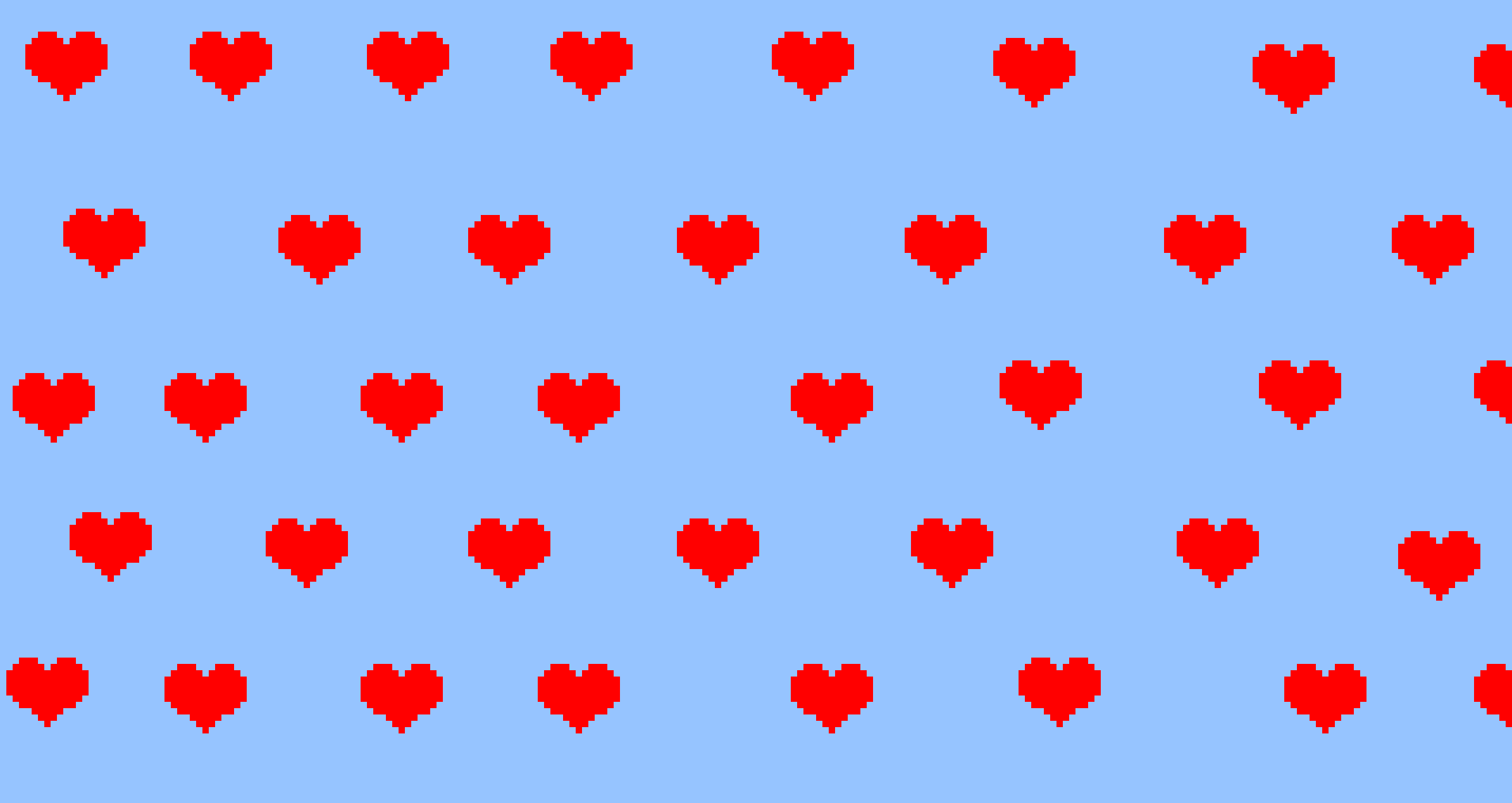 [9664c4] Heart Pattern