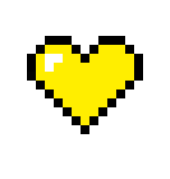 [bc3ba8] yellow heart