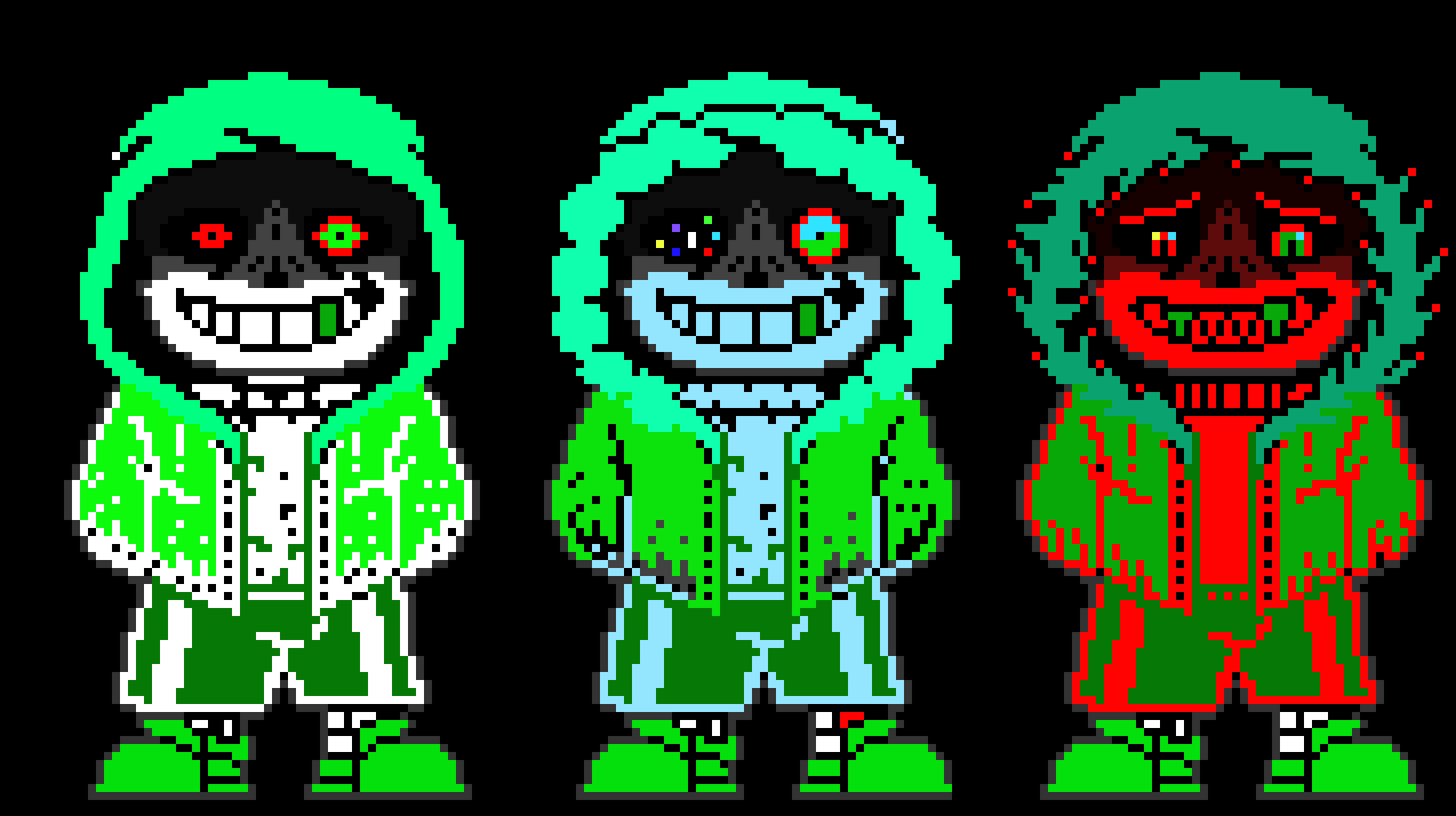 [72b244] swapswapfell lime Heroes Time Trio