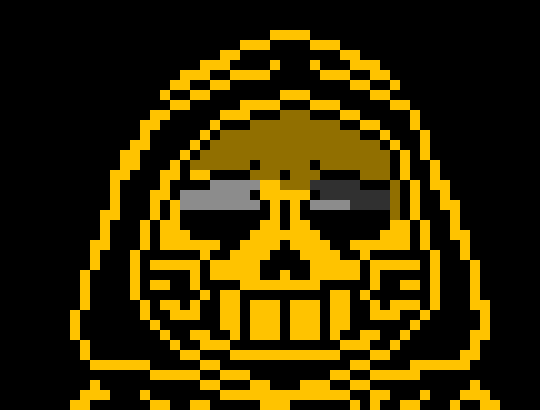 [af8e4b] -{ Teleports behind chara }- * if it is to die, im gonna die a hero, like my brother did.