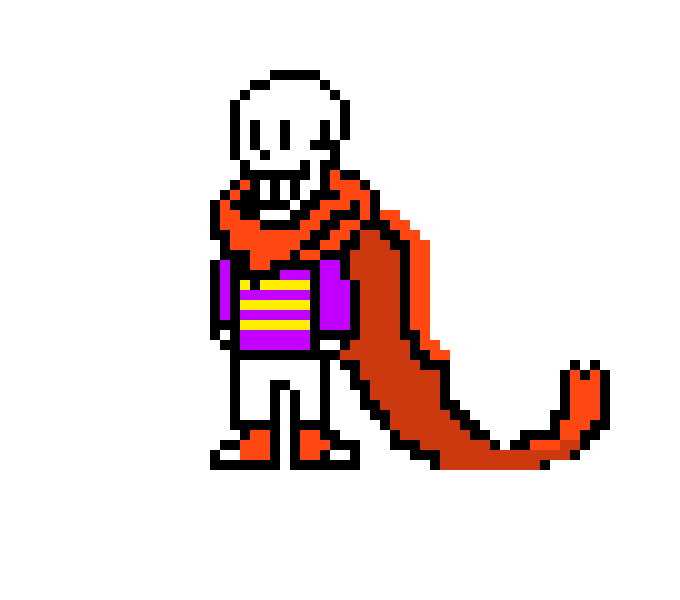 [b7731b] Deltarune papyrus