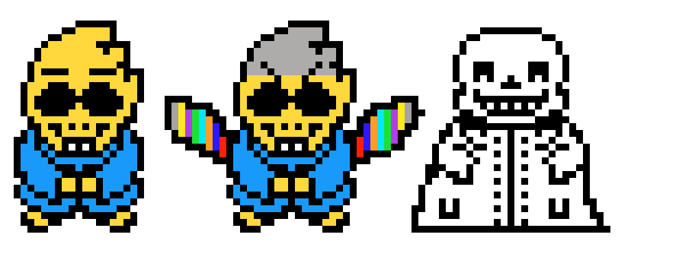 [e7a0a1] Spintale Alphys ,Genocide and pacifist and sans
