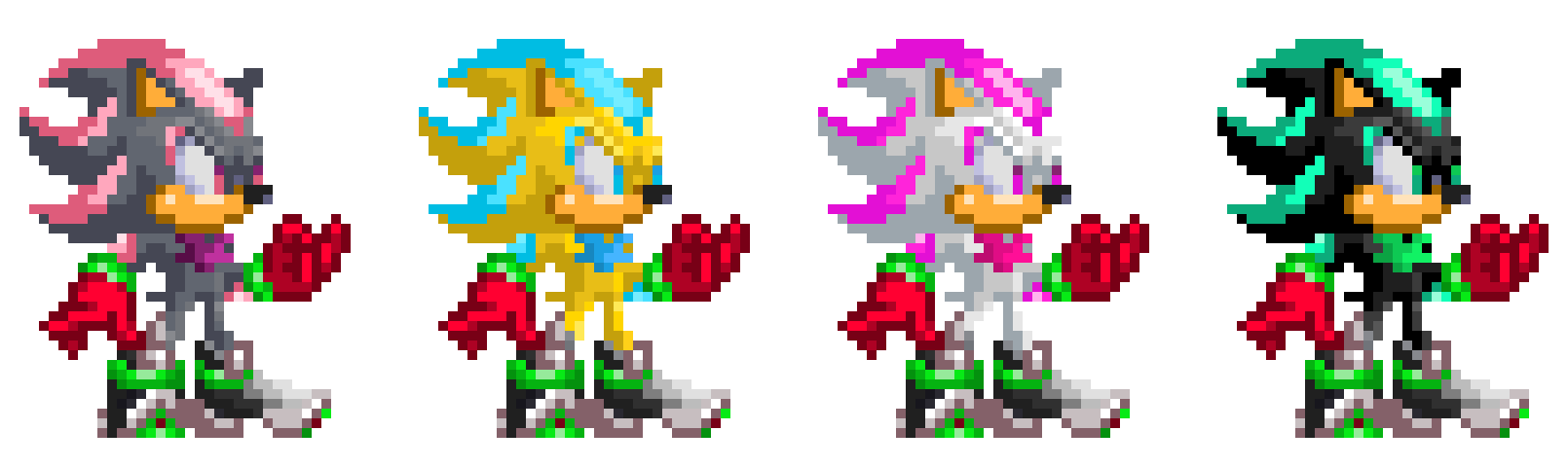 [e8e0b1] Mercury the Hedgehog Forms