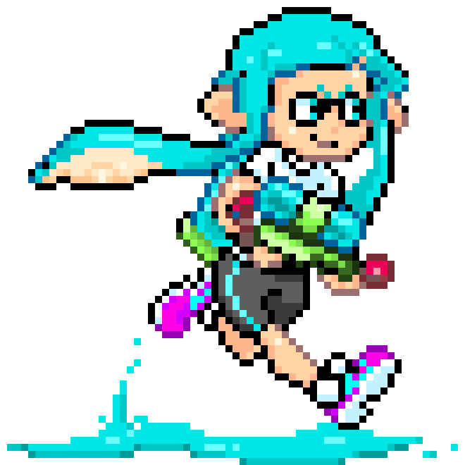 [9664c4] Turquoise Inkling 