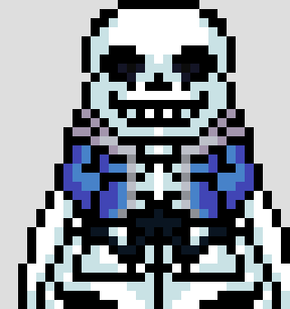 [71ea35] *Dodge the shots and puts him in blue bones so he can't move ever