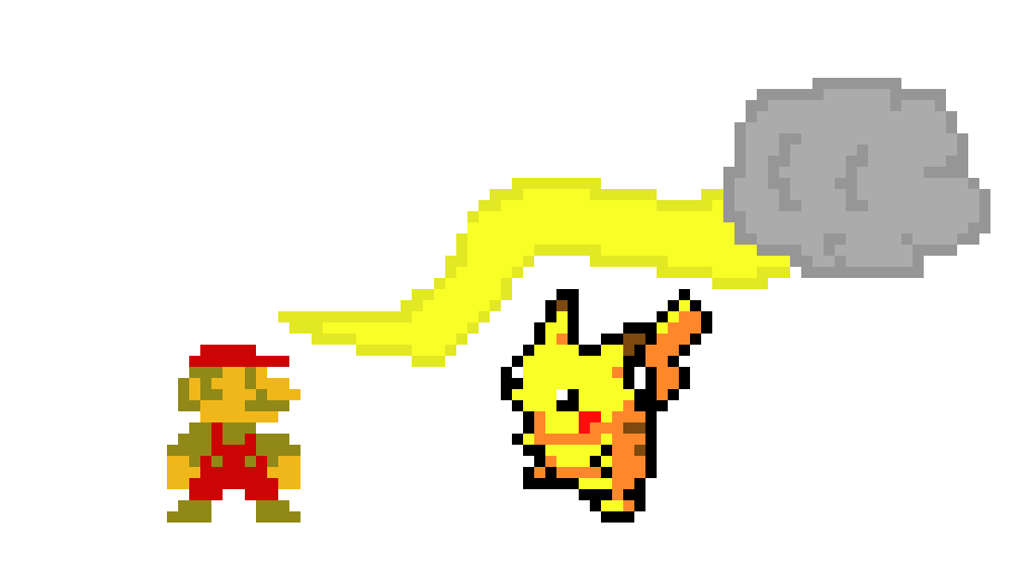 [9664c4] Pikachu Mario