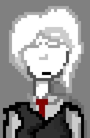 [770b82] || claps hands || my good fellow, that is too normal, maybe try something more, physical to his appearance?