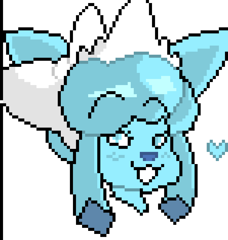 [9664c4] Anthro Glaceon wip
