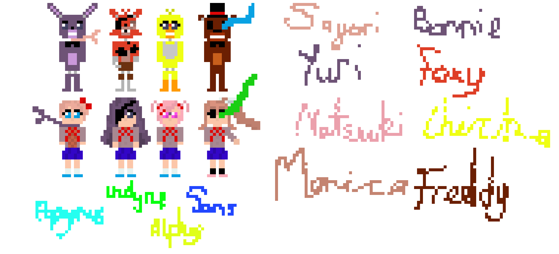 [9664c4] Characters as undertale characters