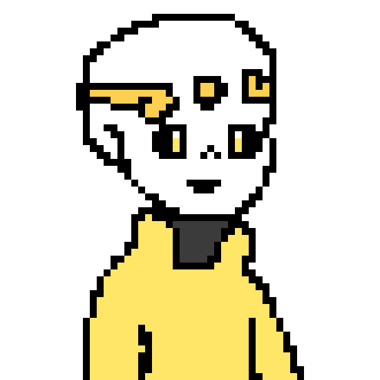 [b864cc] "I stoled a cuddle buddy!" he put his head on the bot, most likely not understanding that this bot wants to kill him