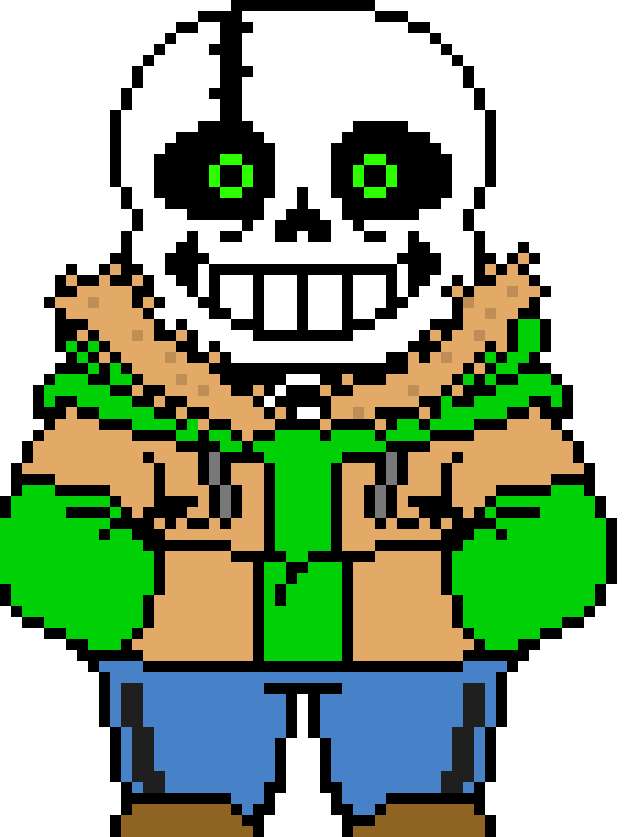 [be2951] creator sans-*sees b42fbf*oh god what happend to your face