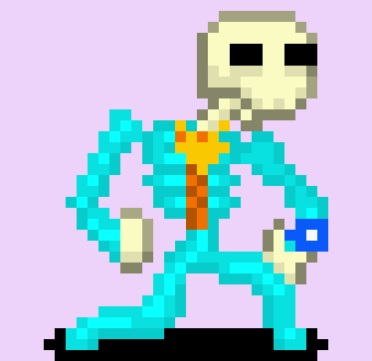 [f455be] *T leaves his grave for once, wearing something...you haven't seen him wear in a while.*