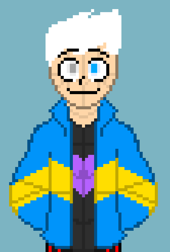 [752b4c] I`m Bryce! Or...Boarder, sometimes I get called. Who are you? And you have ketchup all over your jacket, buddy.