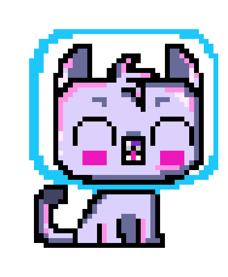 [9664c4] cat happy fish