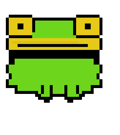 [6aad73] Frog Pixel Art