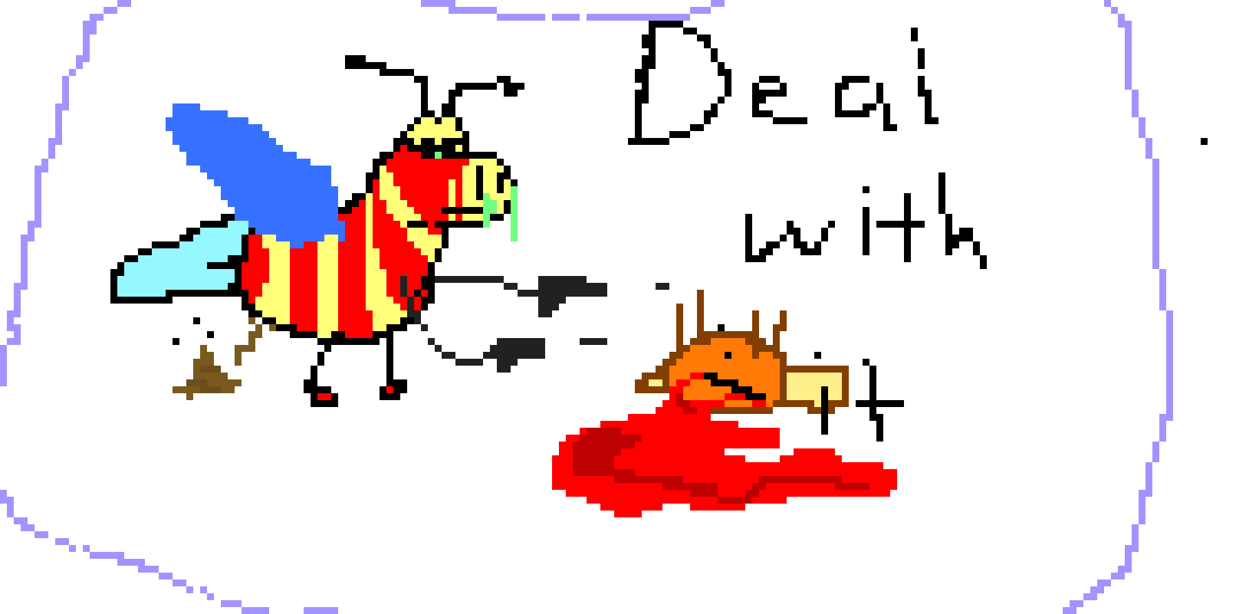 [9664c4] Deal with it Thug Bee