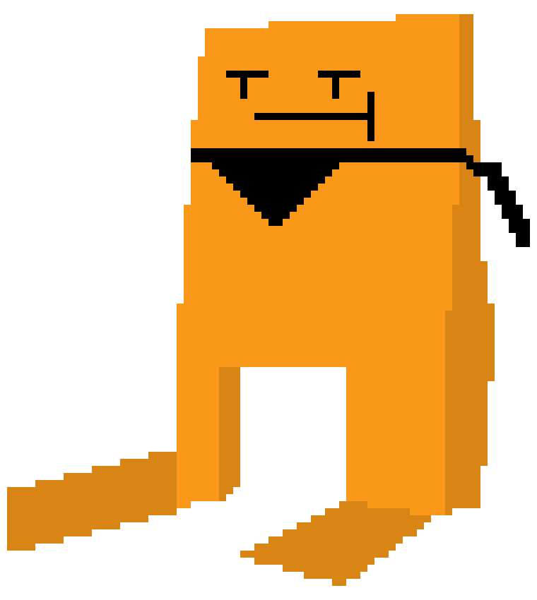 [f8c819] im made of cheese and there is cursed version of me with no scarf in my sprite i would advise you to not look at it -badly drawn dude [BDD]