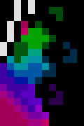 [5b2f3e] -the blob from earlier changes colors- 
