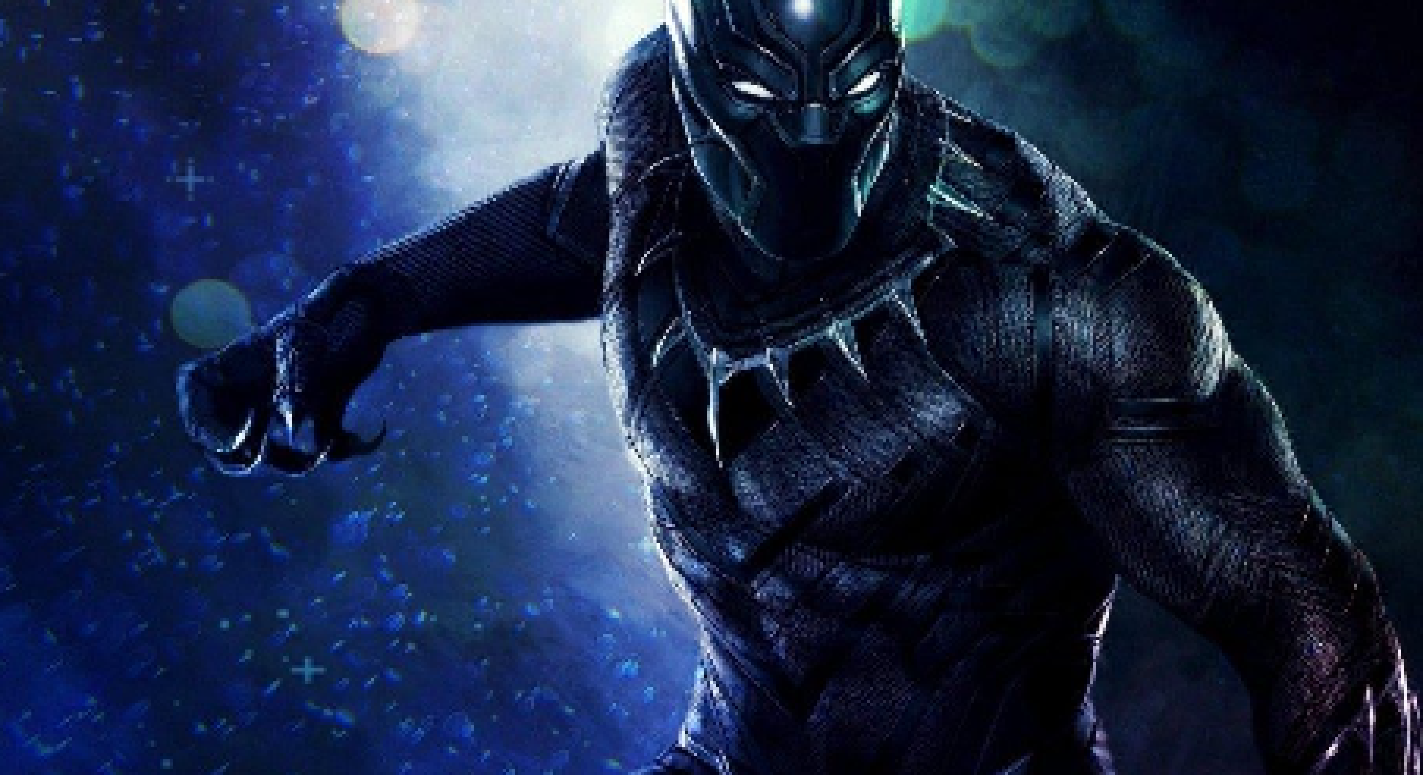 [fff91c] realistic black panther