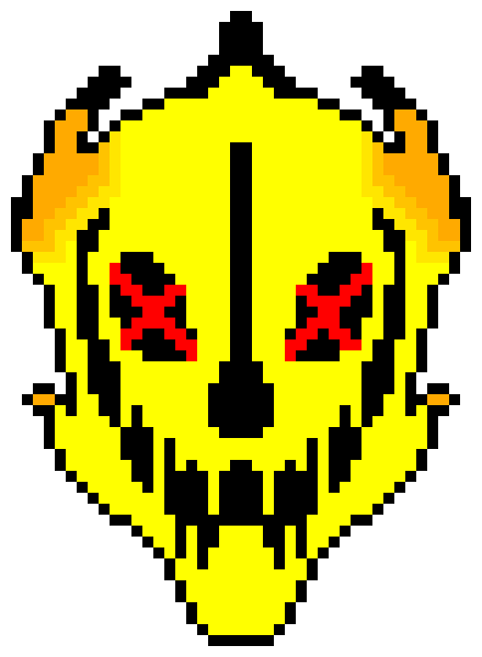 [34fd2f] *3 Giant Gaster Blasters Appear.* - Crimzøn's Gaster Blasters