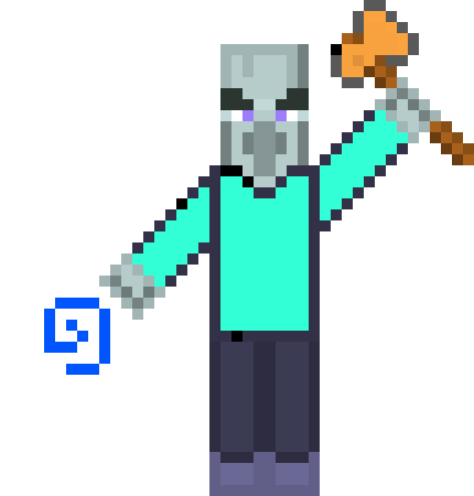 [8e153a] Minecraft Evoker , Vindicator and weaponchenter