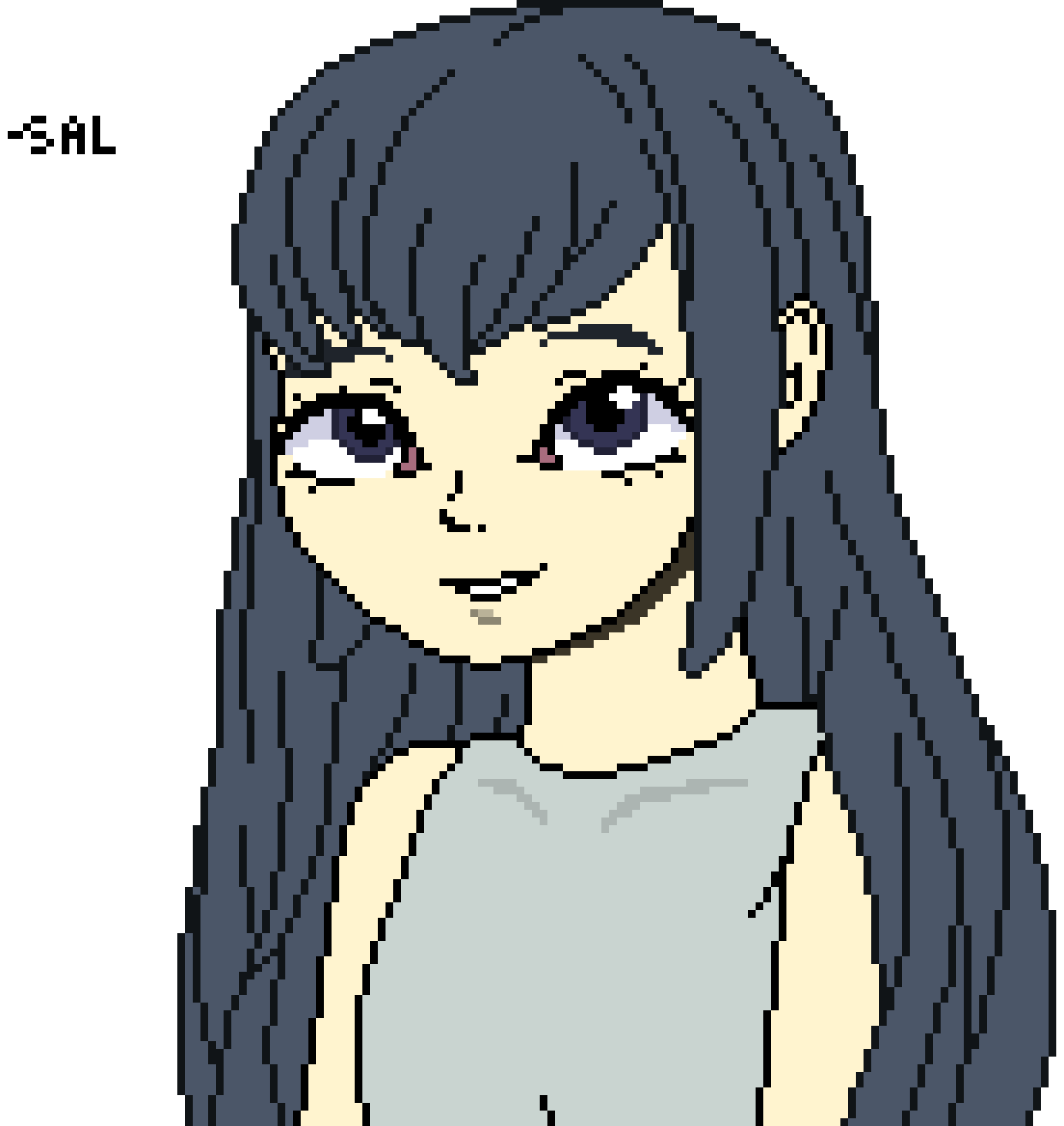 [f7c573] Chroniko (Persona 5 Portrait Style) Changed Hair Outline, changed jaw line, moved ear, ect. -SAL
