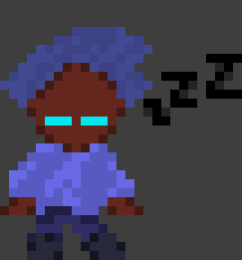 [17d6d3] [leaves and goes to another part of the forest and sleeps again]