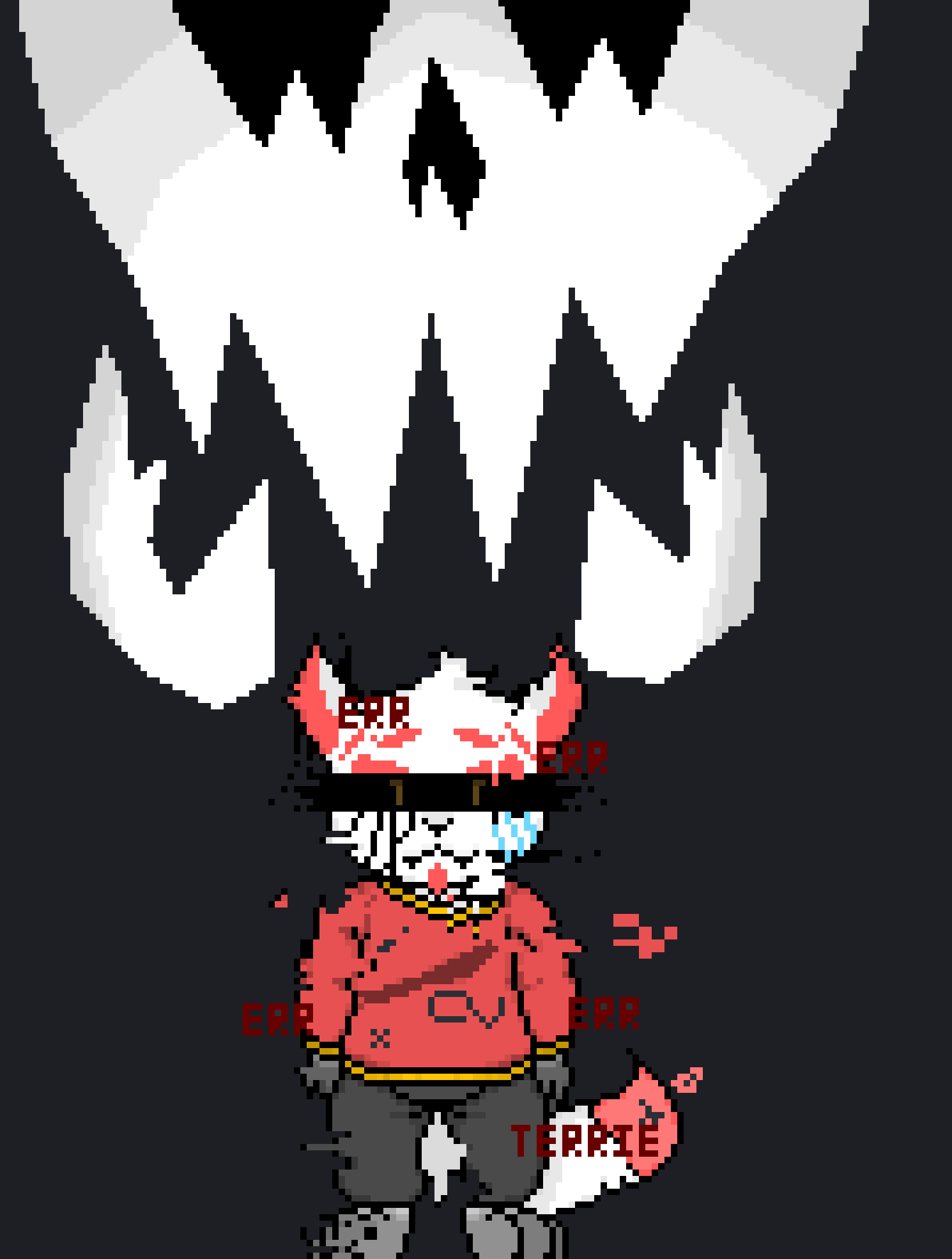 [95be89] [Petty repost I guess] " "Death blaster... Kills everything... No matter WHAT, it is and it bypasses EVERYTHING.... Cause... There is no escape from death!..." "