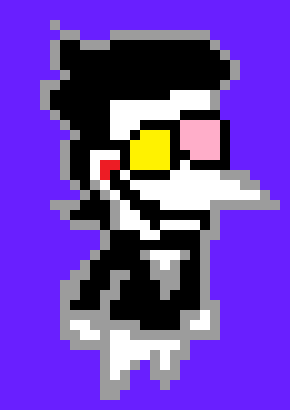 [970cdd] Spamton-*Due to Spamton being a thing thats on a phone and/or laptop and other stuff like that,he can see Mal0*HELLO FURRY THING