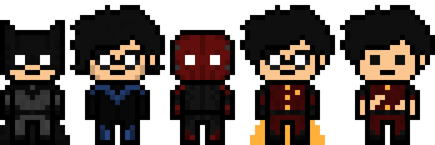[fec244] danganronpa pixel sprite base